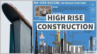 High Rise Building Construction I Animated I BY  Unirchitect