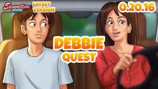 Debbie Complete Quest Full Walkthrough - Summertime Saga 0.20.16 Latest Version
