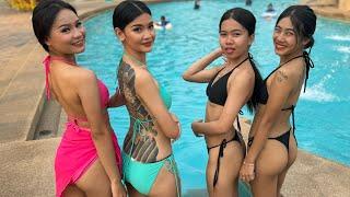 American Chooses a Pretty Pattaya Girlfriend & Thailand Songkran