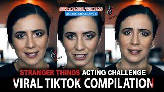 TIKTOK Stranger Things Acting Challenge VIRAL COMPILATION ELIANA GHEN