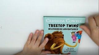 Ashley tells a story series Treetop twins wilderness adventures-The Twins Walk w a Woolly Mammoth