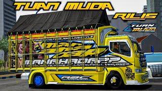 MOD BUSSID TERBARU  SHARE LIVERY TUAN MUDA  MOD CANTER N7 ALDOVA BEMPER PATRIOT