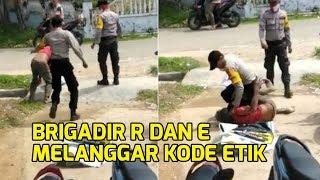VIRAL Video Berkelahi dengan Orang Gila 2 Polisi Ditahan