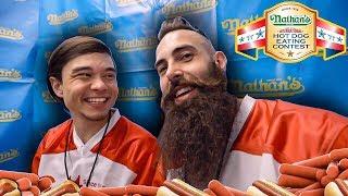 BEARD VS MATT STONIE...AND OTHER EQUALLY IMPORTANT EATERS  NATHANS FAMOUS HOT DOG CONTEST 2019