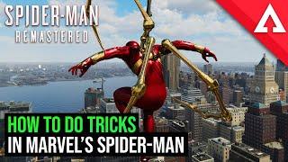Spider Man - How To Do Air Tricks & Backflip Marvels Spider-Man Remastered PC PS4 & PS5 Game