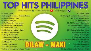 Dilaw - Maki Spotify as of 2024  Top Hits Philippines   Spotify Playlist New Songs 2024