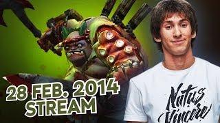 Dota 2 Stream NaVi Dendi - Pudge Gameplay & Commentary