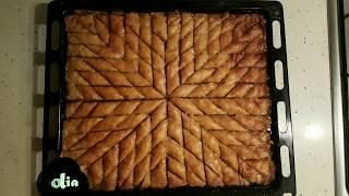 DİKDÖRTGEN TEPSİ BAKLAVA KESİMİ NASIL YAPILIR?