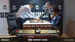 DING VS PRAGG  Norway Chess 2024