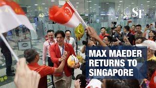 Olympic bronze medallist Max Maeder returns to Singapore