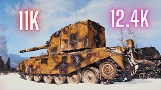 World of Tanks FV4005 Stage II 11K Damage & FV4005 Stage II 12.4K & 11.5K etc