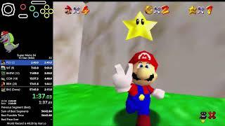 PB Super Mario 64 70 Star Speedrun in 5815