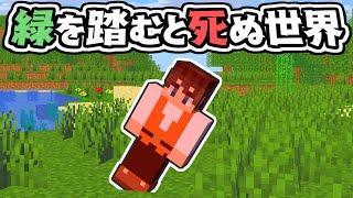 どうやって移動すればいいの?緑を踏むと死ぬ世界でエンドラ討伐マイクラMod実況【マインクラフト】