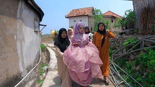 Muslim wedding in village The bride visits the grooms house indonesia village wedding part 2