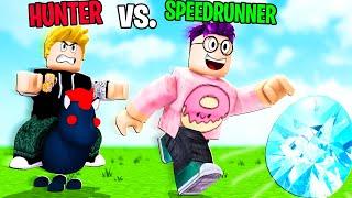Can We Beat The SPEEDRUNNER VS HUNTER CHALLENGE IN Roblox ADOPT ME? EXPENSIVE PRIZE