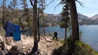 Backpacking in Idaho - our campsite