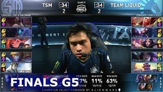 TL vs TSM - Game 5  Finals S9 LCS Spring 2019  Team Liquid vs TSM G5