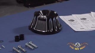 Harley Davidson Maintenance -  Arlen Ness Black Deep Cut Inverted Series Air Cleaner Kit