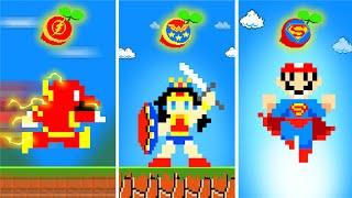 Super Mario Bros. But Seeds Make Marios Family Turn Into The Avengers Family...  Game Animation