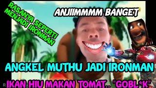 Meme Upin Ipin - Angkel Muthu Jadi Ironman    Odading Mang Oleh Rasanya Anjiimmm Banget....