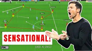 Xabi Alonso Created A BEAST Tactic  CENTRAL OVERLOADS  FM23 TACTICS  FOOTBALL MANAGER 2023