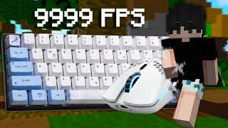 240 fps Keyboard + Mouse Sounds Hypixel Bedwars ASMR