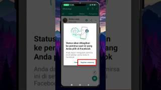 Status WA jadi cerita FB