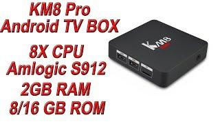KM8 Pro android TV BOX на Amlogic S912