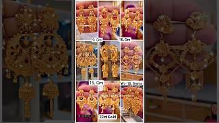 Gold Earrings Designs With Weight And Price Gold Earrings DesignsGold Earrings #earrings #vlog #91