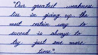 Best Cursive Handwriting PracticeNeat and Clean English Handwriting in Cursive StyleCalligraphy.