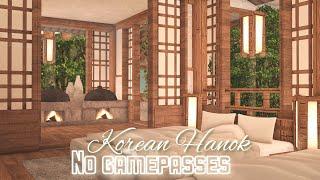 NO GAMEPASSES -  Traditional Korean House 한국어 한옥 🪴 -BLOXBURG-