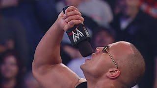 The Rock returns to help Mick Foley Raw December 8 2003