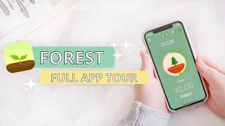 FOREST APP Walkthrough  Full Tour of the best PRODUCTIVTY APP