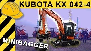 KUBOTA KX042-4 Minibagger  recycling aktiv & TiefbauLive