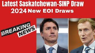 Latest Saskatchewan-SINP Draw 2024  New EOI Draws