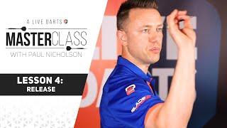 A Live Darts Masterclass  Lesson 4 - How to release the dart