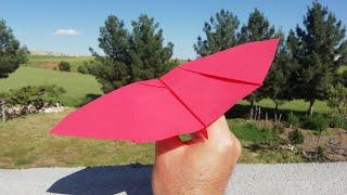 Origami Kanat Çırpan Uçak Yapımı - Yarasa Uçak