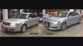 Audi A6 C5 to C7 front end conversion