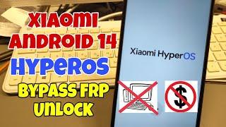 Android 14 HyperOs Xiaomi Redmi 13C Remove Google Account Bypass FRP Without PC.