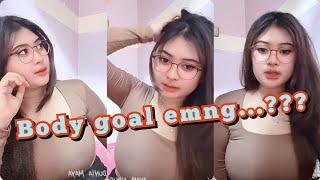 CWE CANTIK LIVE ‼️BODY KAYAK TANTE2MASIH SEKOLAH LHO...