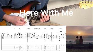 d4vd - Here With Me guitar cover with tabs & chords