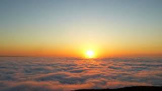 Fife sunrise above the clouds