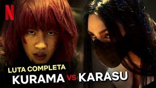 Kurama VS Karasu - Luta completa  Yu Yu Hakusho  Netflix Brasil