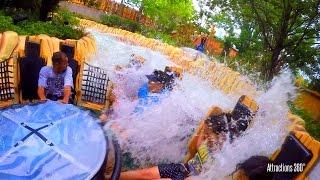 Popeye Raging Rapids Water Ride - Universal Orlando - SOAKED