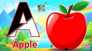 Learn abc for kids  A for apple B for ball  abcd song  अ से अनार  ABC phonics sound  abc  abcd