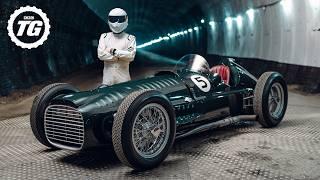 BRM’s Supercharged V16 F1 Car Sounds INSANE 4k - TG Tunnel Run Ft. THE STIG