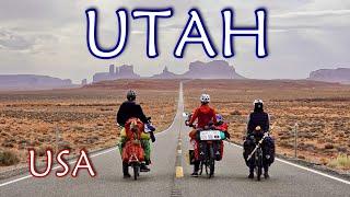 Cycling the USA - The Amazing Monument Valley  A Bike Touring Short Film  Part 15 - Utah USA