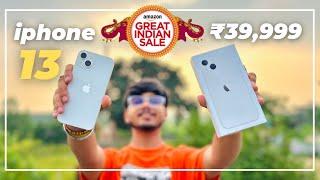 iPhone 13 unboxing in 2024   Amazon great Indian festival sale unit  devhr71