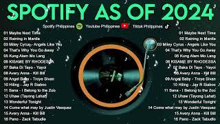 Best Of Hits Philippines 2024  Spotify as of 2024   Spotify Playlist 2024