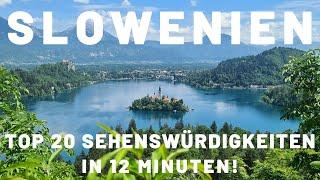 Top 20 Sehenswürdigkeiten in Slowenien in 12 Minuten  Project Jumper VANLIFE